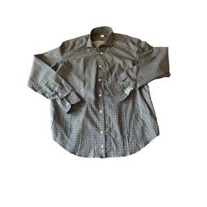 Eleventy Platinum Special Collection Men's Button-Up Shirt 100% Cotton Size 17/4